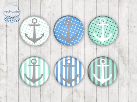 Motiv-Cabochons 1639 10mm (12 Stk)